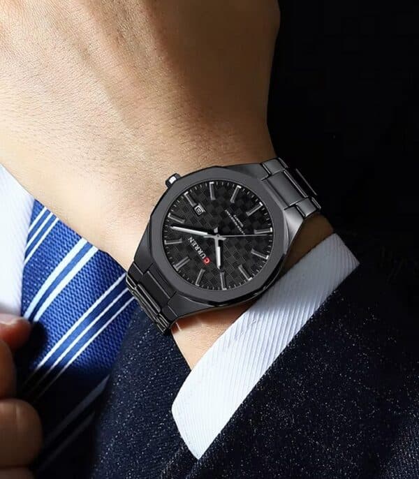 Prix montre Curren 8477 Noir Homme Tunisie