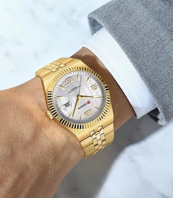 Prix montre Curren 8498 Fond Blanc Homme Tunisie
