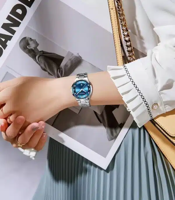 Prix montre Femme Curren 9107 Fond Bleu Tunisie Prix montre Femme Curren 9107 Fond Bleu Tunisie