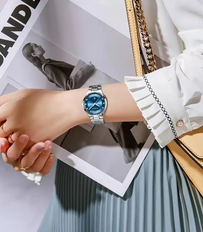 Prix montre Femme Curren 9107 Fond Bleu Tunisie Prix montre Femme Curren 9107 Fond Bleu Tunisie